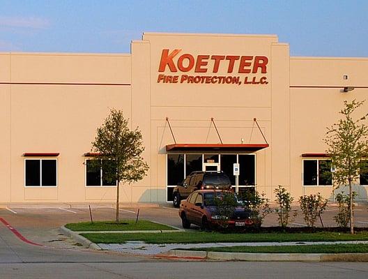 Koetter Fire Protection Corporate Office.  Located in Dallas, TX.