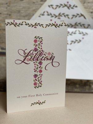 Custom designs for a special occasion card for your loved one.