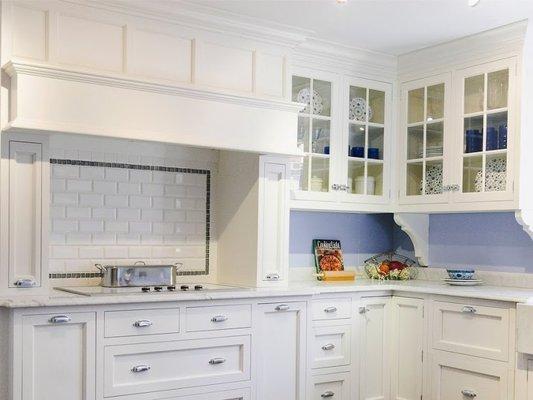 Classic White inset cabinetry , Timeless !