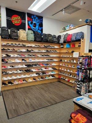 Our shoe wall