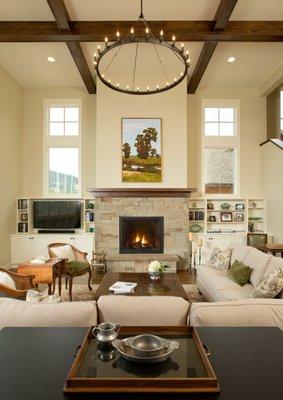 Contemporary Farmhouse; Spirit Crossing Home, Legends, Bozeman, MT; formescent.com; Photos: jeremythurstonphotograph.com