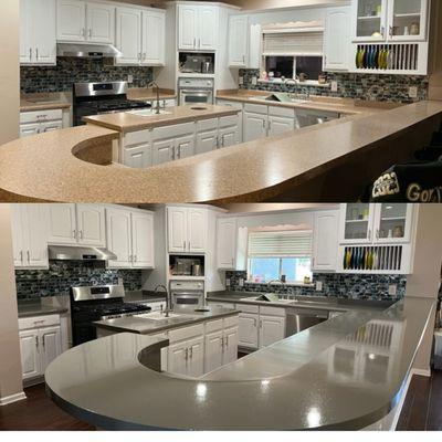 Refinished Kitchen Countertops