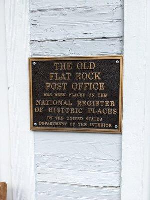 Old Flat Rock Post Office