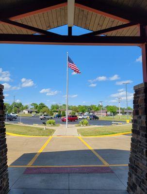 view from front door of facility