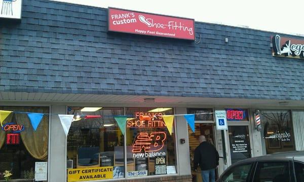 The storefront; Frank's is in a strip mall on 211 in Scotchtown.