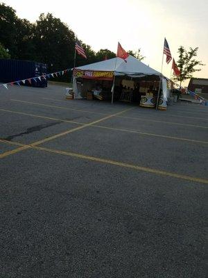 TNT Fireworks Tent