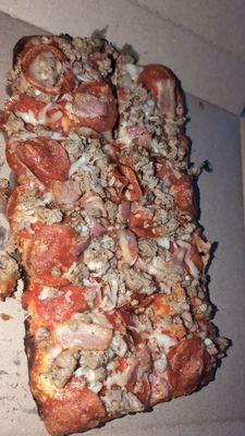 Meat lover pizza