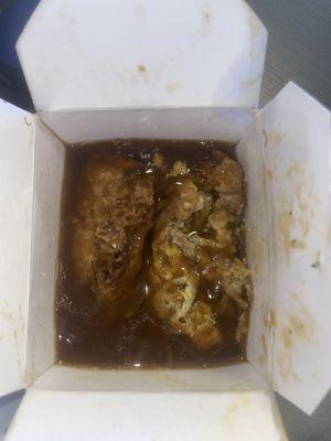 Shrimp & Beef egg foo young