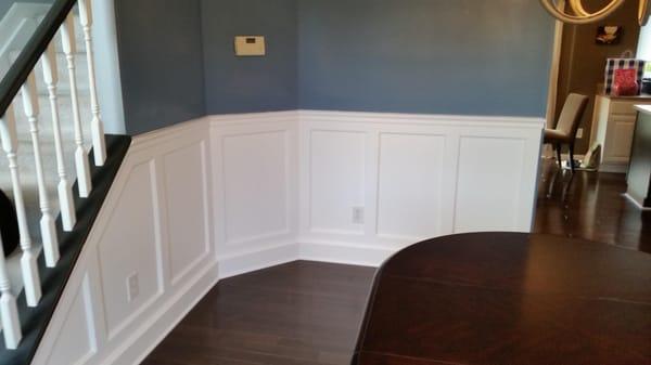 Custom wainscoting