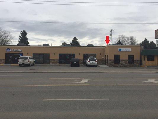 Big Sky Financial located on south end of building