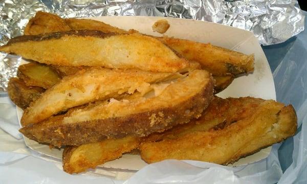 Potato wedges, made in house