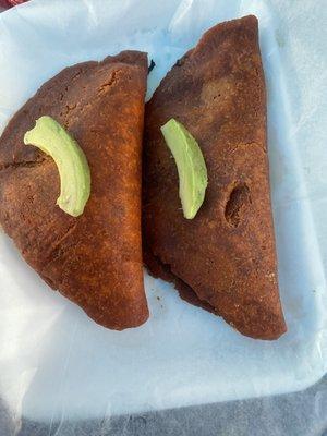 Empanadas de camarón y queso