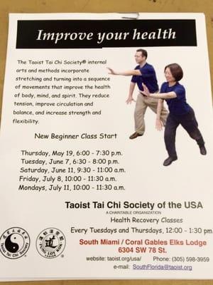 Tai Chi Classes