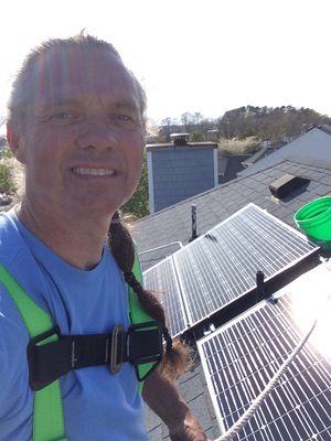 Installation of a solar pv array!