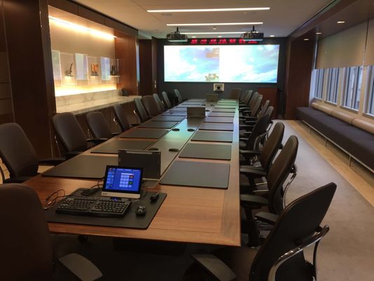 AV Board Room - AV conference room with Cisco Video conference system  and Crestron