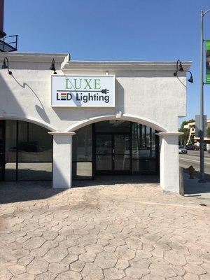 Outside View of Luxe LED Lighting