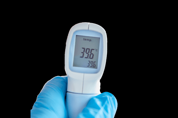 Thermometers - contactless, digital, infrared.