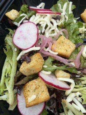 Mixed greens with house-made honey Dijon vinaigrette