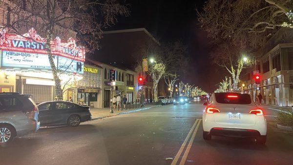 Very festive on University Avenue!