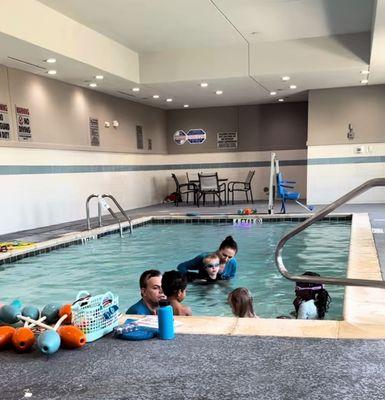 Indoor lessons inside the La Quinta Inn in The Colony