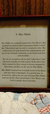 Miss Mable's story