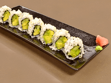 Avocado Roll: Avocado, Cucumber.