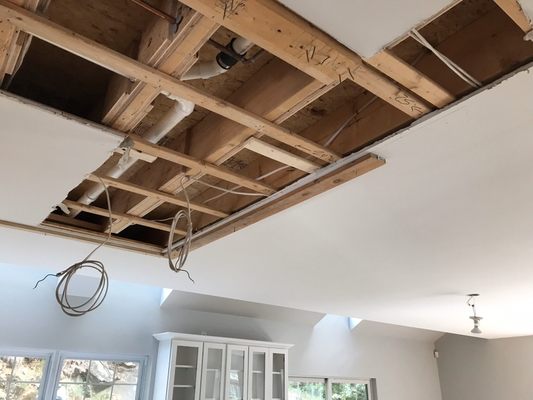 Water damage repairs