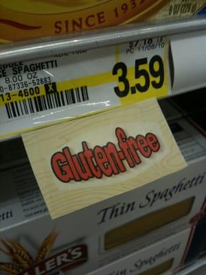 They have tons of tasty gluten-free products, just look for these tags.