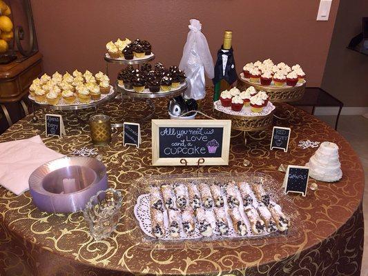 Rehearsal Party Dessert Table