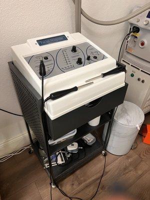 This is the machine that is used in the treatment.