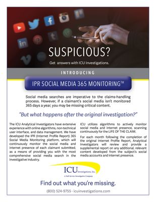 ICU Investigations Social Media Monitoring Service