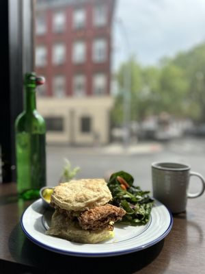 XL Fried Chicken Biscuit