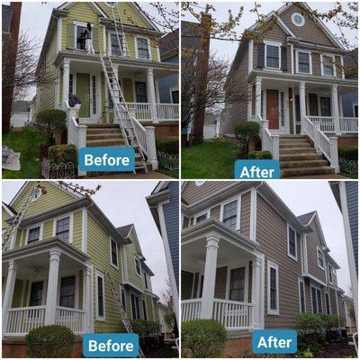 Cherry Hill Village exterior painting