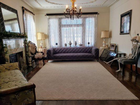 Living Room at Charles Davis Mansion