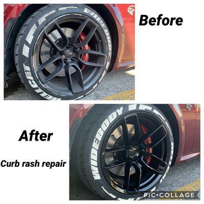 Curb rash repair