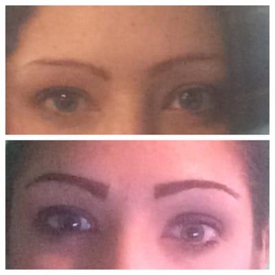 Permanent makeup. 3days post. Still healing