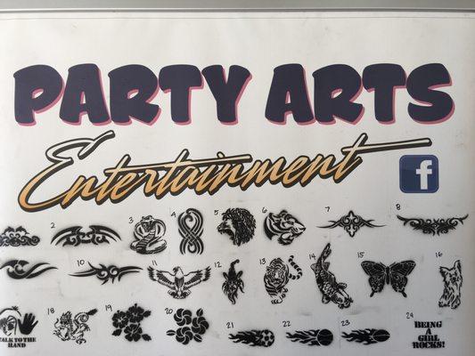 Airbrush Temporary Body Art Tattoos May last up to weeks with proper care.