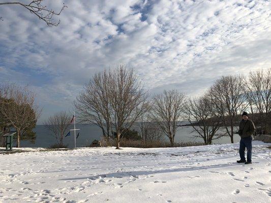 Awesome view of the Atlantic from the park