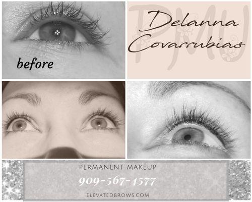 Lashline enhancments stay in your eyelash line to give a subltle eyebrightning enhancement. It's a perfect natural looking enhancement.