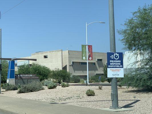 Planetarium at Mesa College east of Dobson between I 60 and Southern