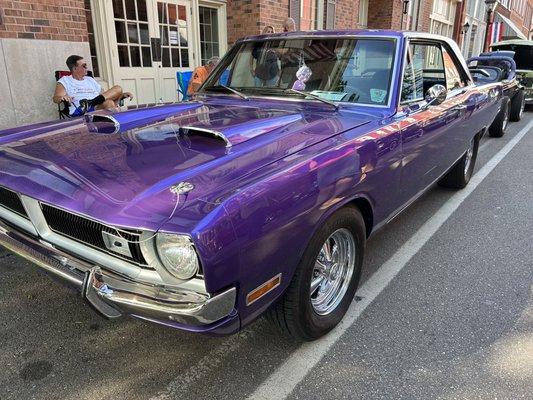 A car show on Main St. was an added bonus to our Friday evening dinner date!