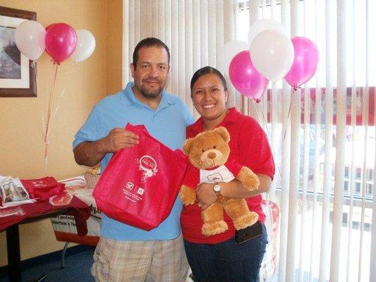 Customer appreciation day, Mr. & Mrs. Gonzalez