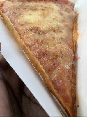 Dried out slice of Cheese Pizza