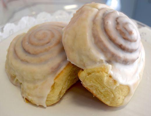 Fresh cinnamon buns!