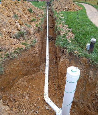 Sewer line replacement