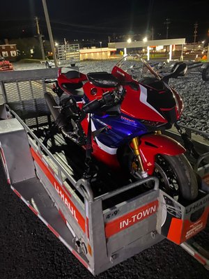 2021 Honda CBR1000RR-R SP. They even helped me load it on the trailer.