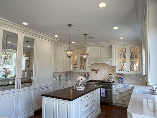 San Clemente Kitchen Remodel with Wood Mode Custom Cabinetry.