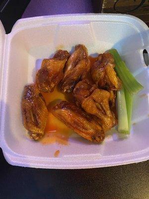 6 wing Honey Hot