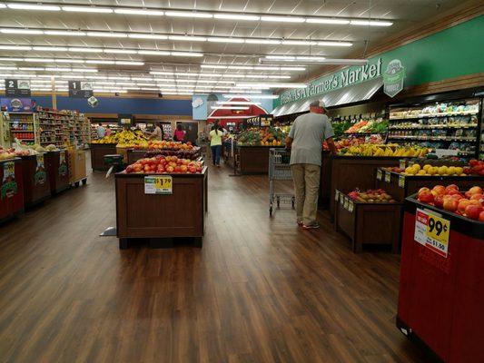 New produce area