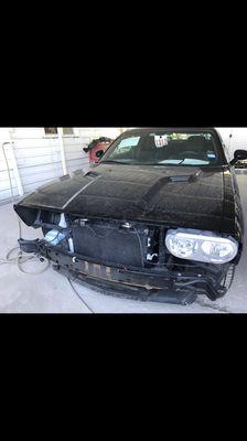 2015 Dodge Challenger R/T repairs. Front & rear collision